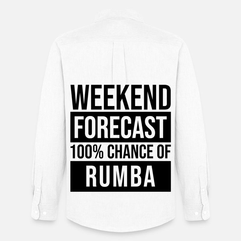Rumba - Männer Oxford Hemd von Stanley/Stella - Weiß