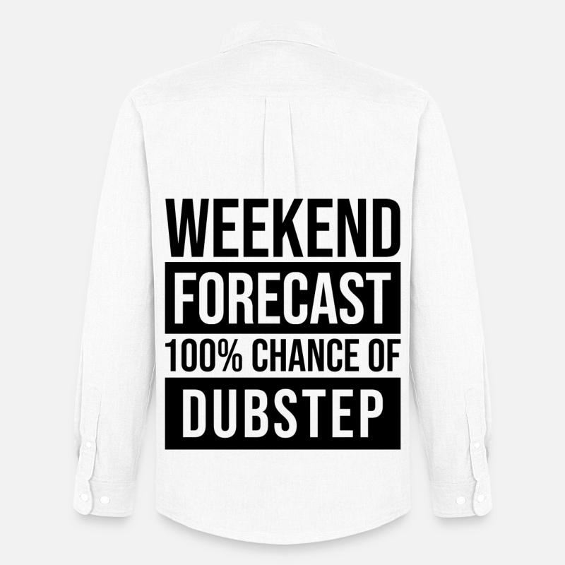 Dubstep - Männer Oxford Hemd von Stanley/Stella - Weiß