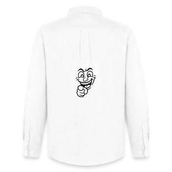 You. Yes, You! - Men's Oxford Shirt by Stanley/Stella - white - Back - AI Model Male 185 dark (185cm)