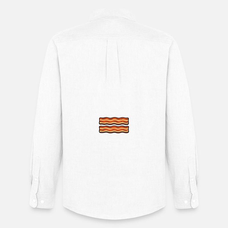 Proud to be a little Bacon - Männer Oxford Hemd von Stanley/Stella - Weiß