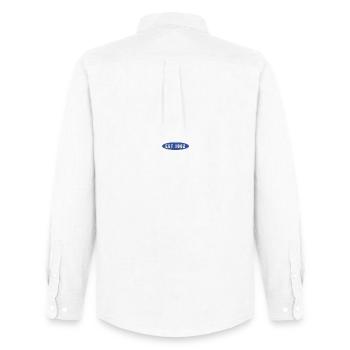 Copenhague pour toujours - Chemise Oxford homme Stanley/Stella - blanc - Dos - AI Model Male 185 dark (185cm)