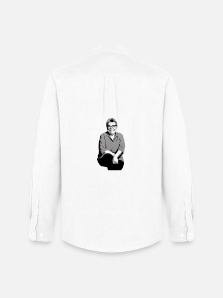 Grayscale Portrait Mom 1996 - Men's Oxford Shirt by Stanley/Stella - white