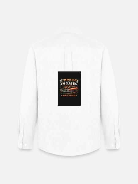 Old School Classic construit pour durer - Chemise Oxford homme Stanley/Stella - blanc