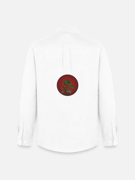 Bonsai - Männer Oxford Hemd von Stanley/Stella - Weiß