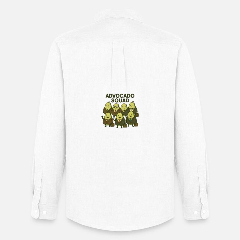 Avocado Squad – Anwälte mit Biss - Männer Oxford Hemd von Stanley/Stella - Weiß
