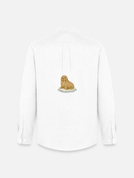 Nordic Arctic - Walrus - Men's Oxford Shirt by Stanley/Stella - white