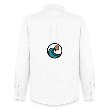 Ocean Spirit - Men's Oxford Shirt by Stanley/Stella - white - Back - AI Model Male 185 dark (185cm)