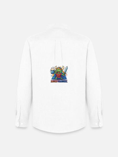 Goblin Viking Fun Hero - Men's Oxford Shirt by Stanley/Stella - white