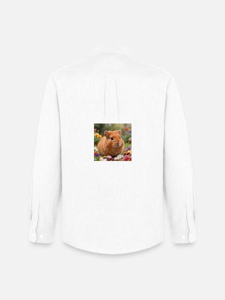 Flowery hamster dream - Men's Oxford Shirt by Stanley/Stella - white
