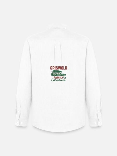 Griswold Family Christmas Car - Men's Oxford Shirt by Stanley/Stella - white