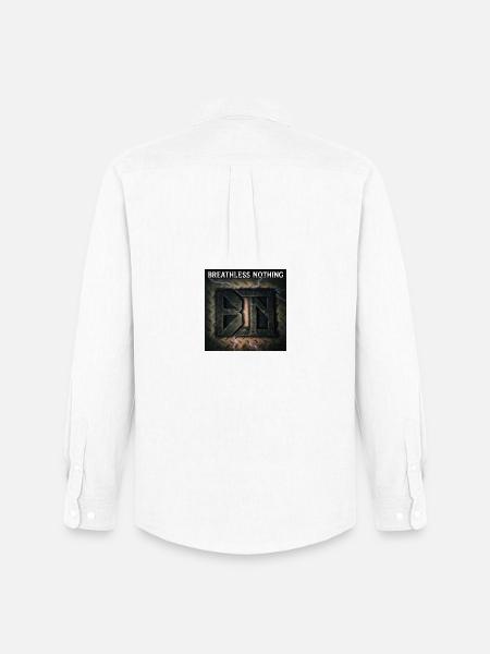 Breathless Nothing by Mark Noone - Men's Oxford Shirt by Stanley/Stella - white
