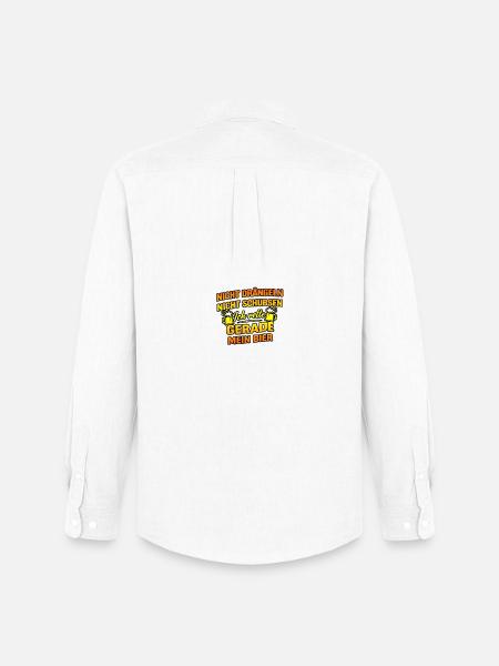 Saving beer - Men's Oxford Shirt by Stanley/Stella - white