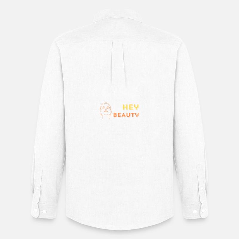 Hey beauty - Männer Oxford Hemd von Stanley/Stella - Weiß