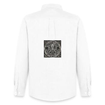Old God - Men's Oxford Shirt by Stanley/Stella - white - Back - AI Model Male 185 dark (185cm)