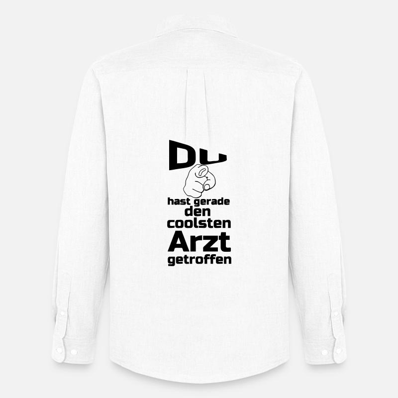 Coolster Arzt Geschenk - Männer Oxford Hemd von Stanley/Stella - Weiß