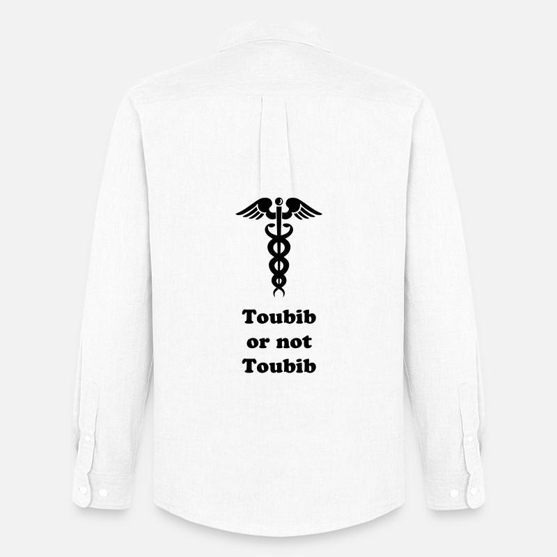 Doktor Arzt oder nicht? - Männer Oxford Hemd von Stanley/Stella - Weiß