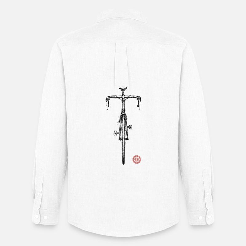 Bici da corsa - Stanley/Stella Camicia Oxford uomo - bianco
