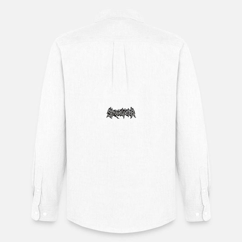 Struwwelpeter Grim Logo - Männer Oxford Hemd von Stanley/Stella - Weiß
