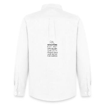 Grandpa and grandma special day ticket - Men's Oxford Shirt by Stanley/Stella - white - Back - AI Model Male 185 dark (185cm)