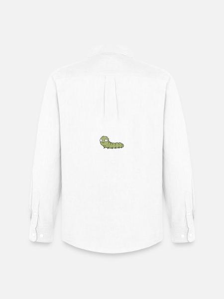 TINY ACTIVISTS | Caterpillar - Men's Oxford Shirt by Stanley/Stella - white