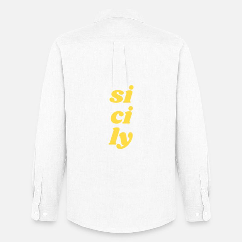 si ci ly - Männer Oxford Hemd von Stanley/Stella - Weiß