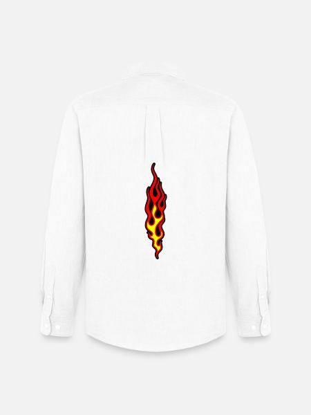 flammen - Men's Oxford Shirt by Stanley/Stella - white
