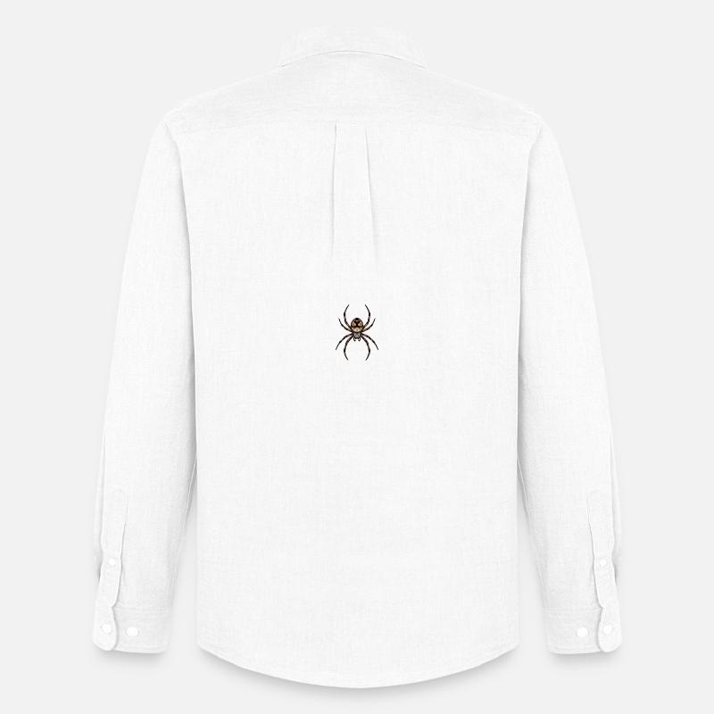 kleine Spinne - Männer Oxford Hemd von Stanley/Stella - Weiß