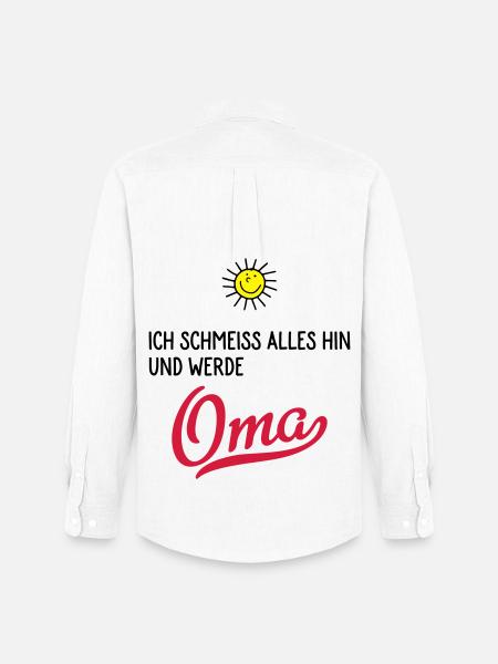 oma - Männer Oxford Hemd von Stanley/Stella - Weiß