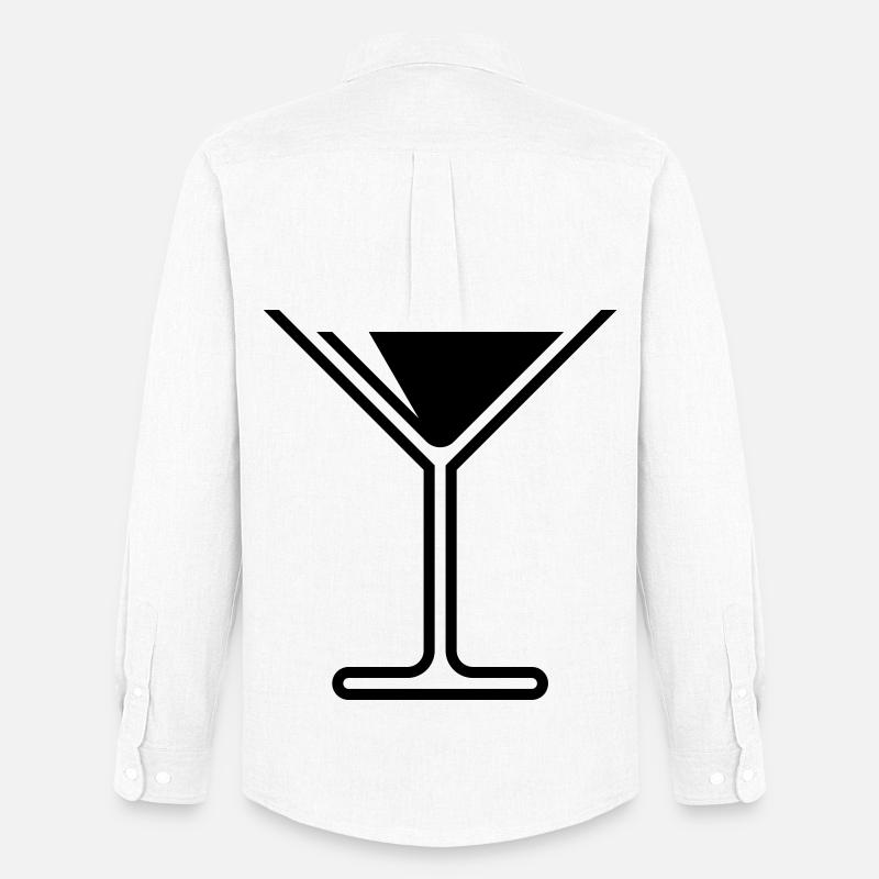 Cocktail / Bicchiere da cocktail / Martini – (Nero) - Stanley/Stella Camicia Oxford uomo - bianco
