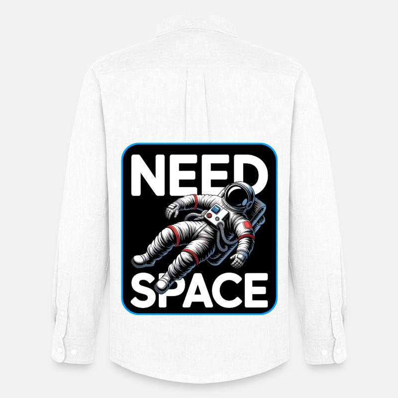 Serve astronauta spaziale - Stanley/Stella Camicia Oxford uomo - bianco