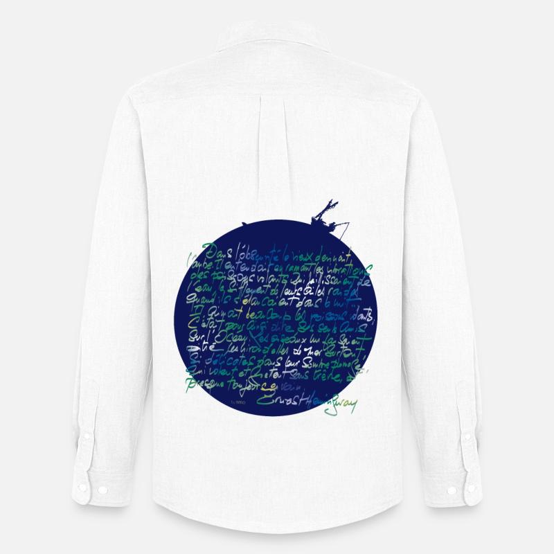 Il vecchio e il mare - Stanley/Stella Camicia Oxford uomo - bianco