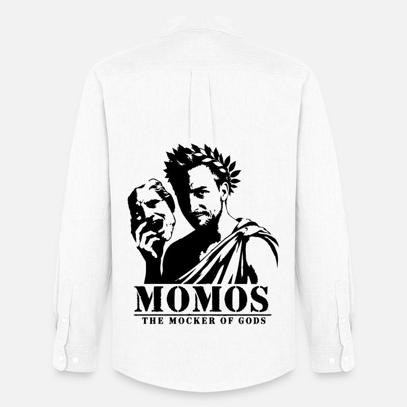 Momos - Männer Oxford Hemd von Stanley/Stella - Weiß