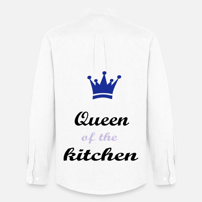 Kochen - Männer Oxford Hemd von Stanley/Stella - Weiß