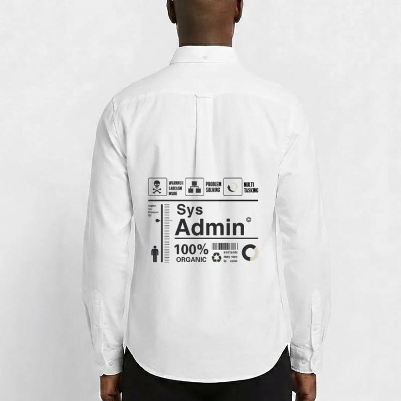 sys admin Computer Nerd pc Kit programmer Humor lo Männer Oxford Hemd von Stanley/Stella