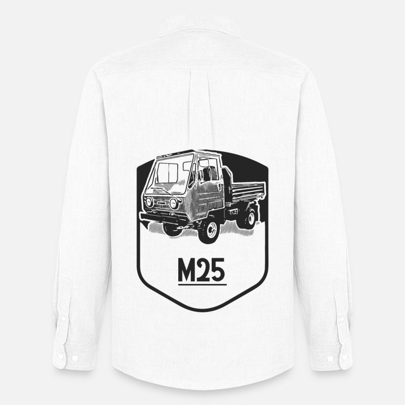 M25 Multicar - Männer Oxford Hemd von Stanley/Stella - Weiß
