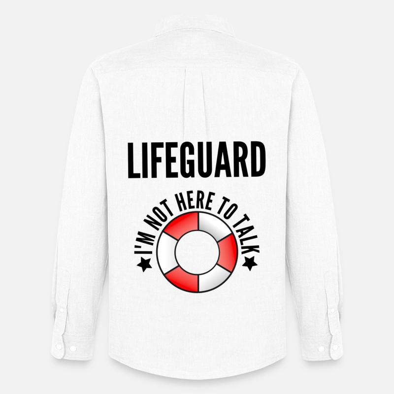 LIFEGUARD - Männer Oxford Hemd von Stanley/Stella - Weiß