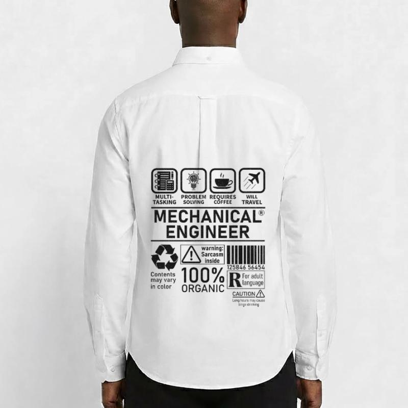 Mechanical Engineer multi tasking problem solving Men's Oxford Shirt by Stanley/Stella