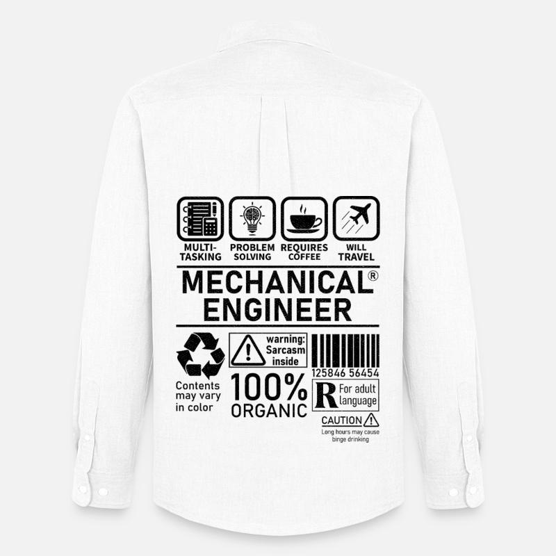 Mechanical Engineer multi tasking problem solving - Men's Oxford Shirt by Stanley/Stella - white