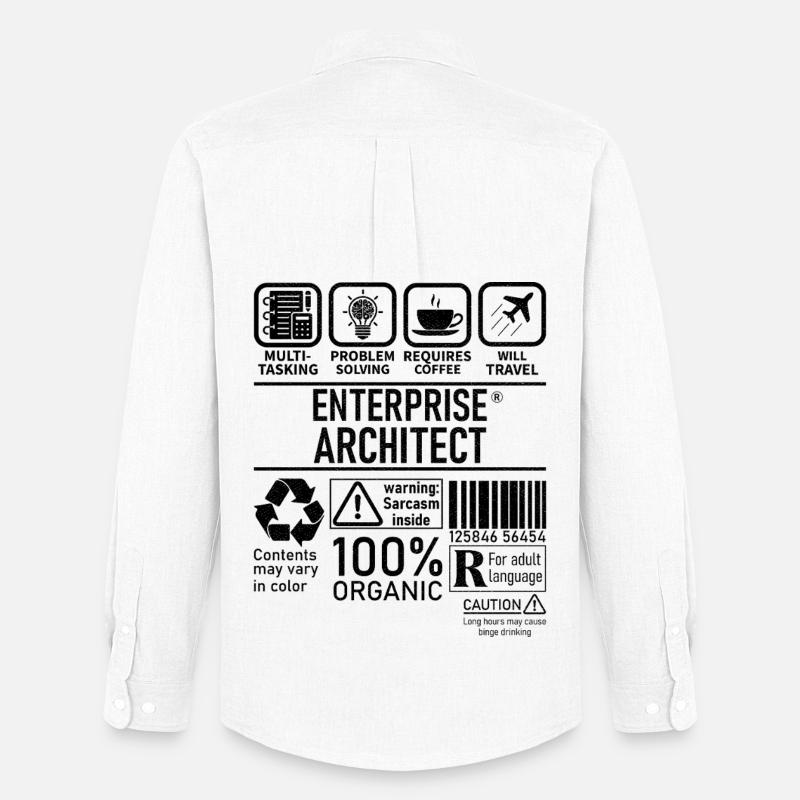 Enterprise Architect multi tasking problem solving - Chemise Oxford homme Stanley/Stella - blanc