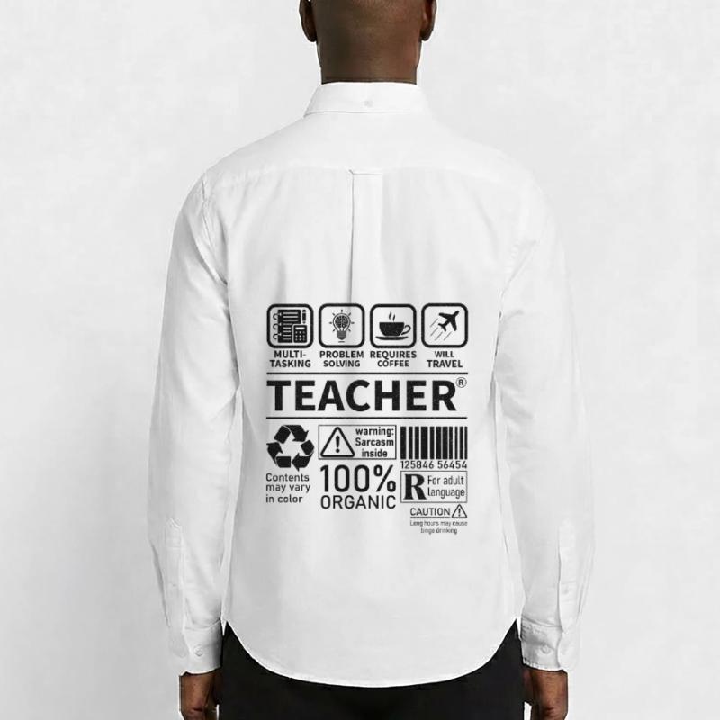 Teacher multi tasking problem solving requires Men's Oxford Shirt by Stanley/Stella