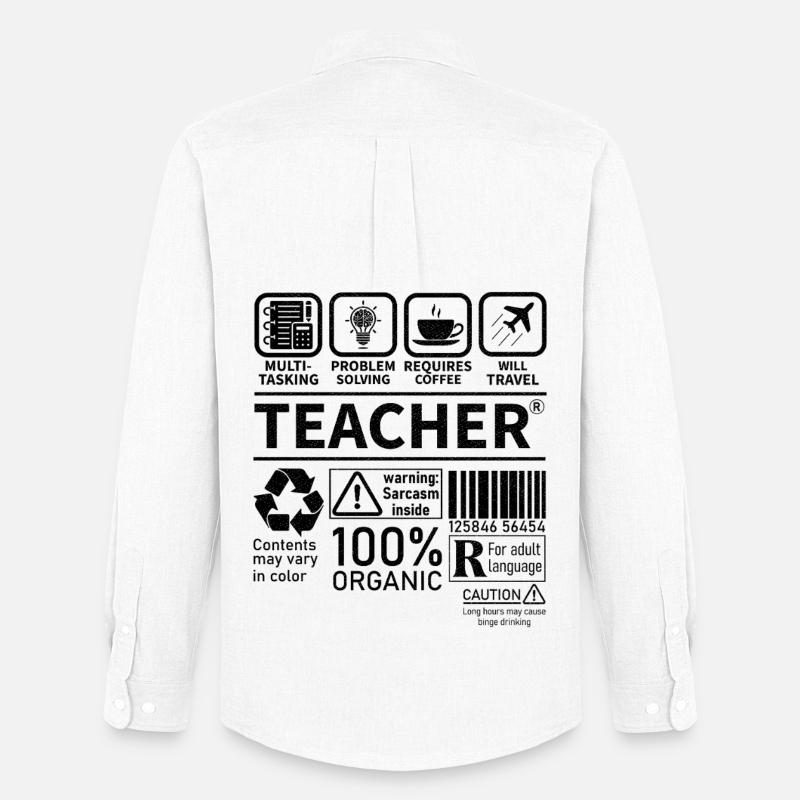 Teacher multi tasking problem solving requires - Men's Oxford Shirt by Stanley/Stella - white
