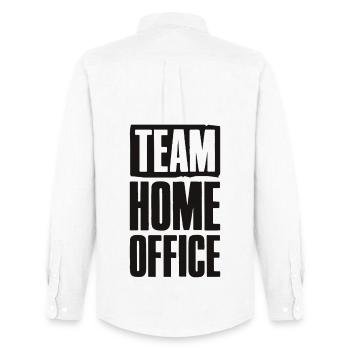 Équipe Home Office Entreprise en ligne Affilié - Chemise Oxford homme Stanley/Stella - blanc - Dos - AI Model Male 185 dark (185cm)