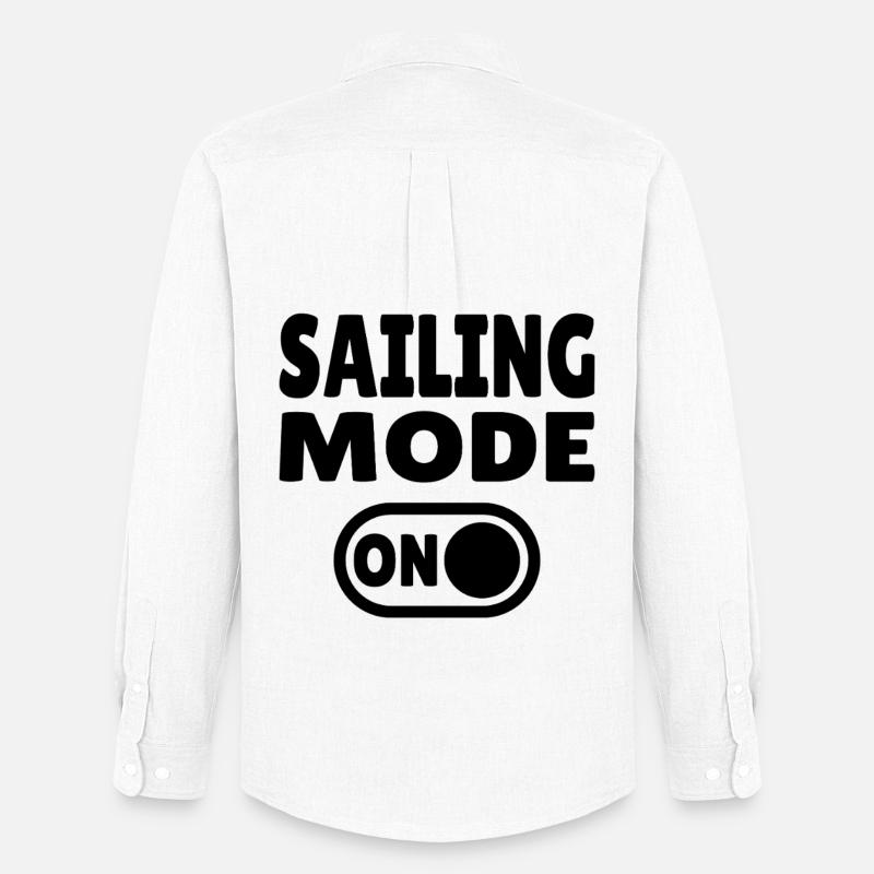 Mode Navigation Activé - Navigation Active - Chemise Oxford homme Stanley/Stella - blanc