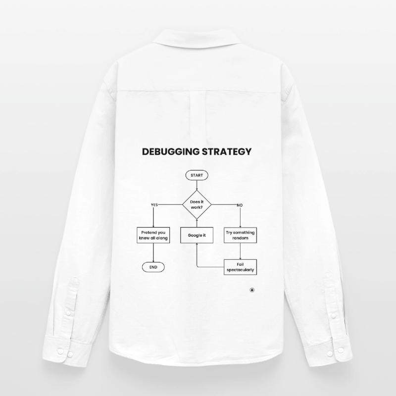 Debugging Strategy Flowchart - Does It Work Gift Men's Oxford Shirt by Stanley/Stella