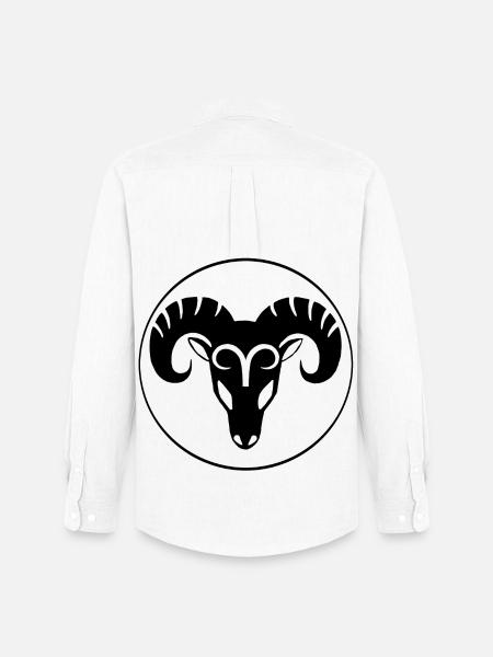 sign of the black ram zodiac - Men's Oxford Shirt by Stanley/Stella - white
