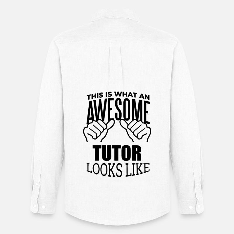 Tutor - Männer Oxford Hemd von Stanley/Stella - Weiß