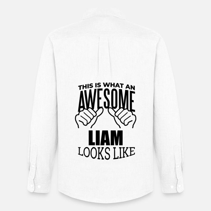 Liam - Männer Oxford Hemd von Stanley/Stella - Weiß