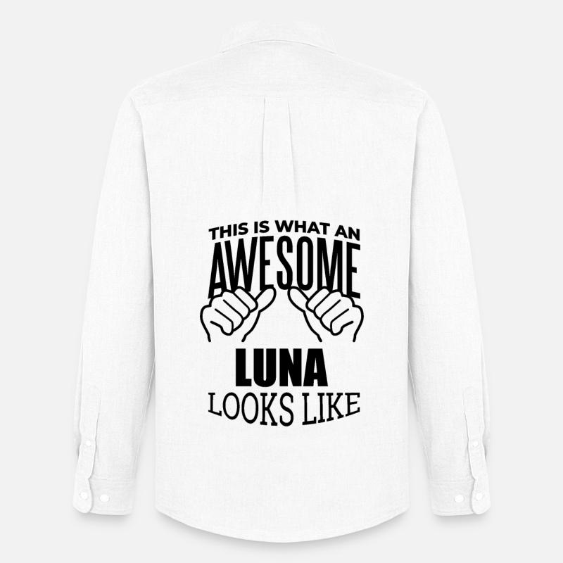 Luna - Männer Oxford Hemd von Stanley/Stella - Weiß