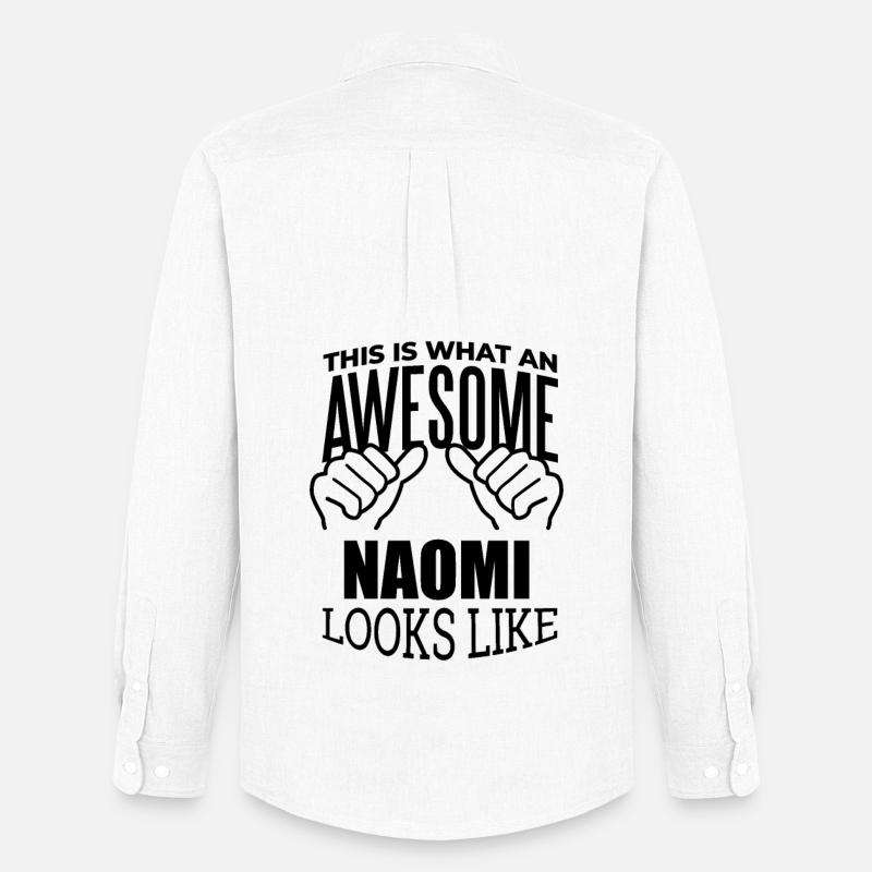 Naomi - Männer Oxford Hemd von Stanley/Stella - Weiß
