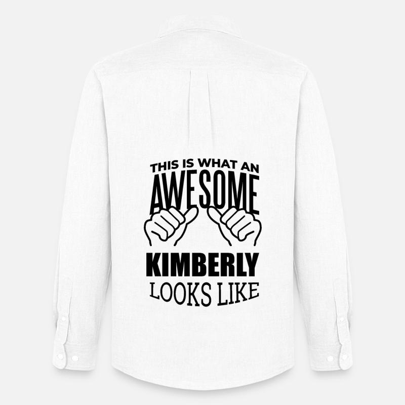 Kimberly - Männer Oxford Hemd von Stanley/Stella - Weiß